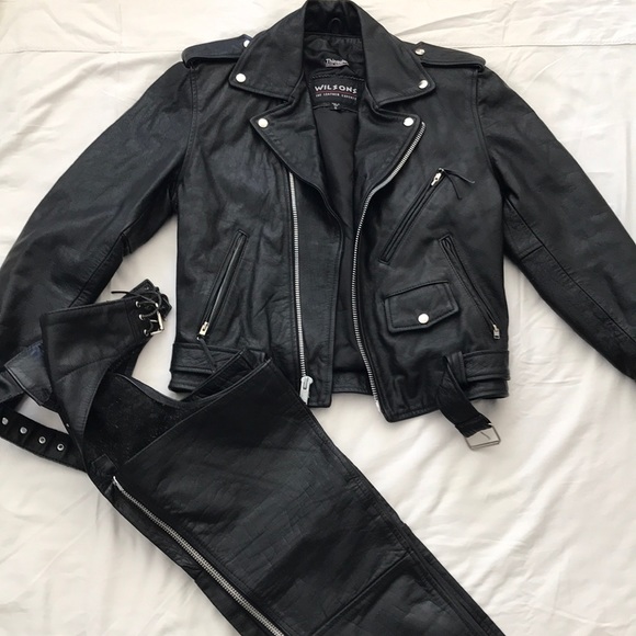 Wilsons Leather Other - Leather Wilsons 🏍 jacket w/ Unik leather pants